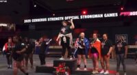 Woman storms off podium as trans rival wins World's Strongest Woman