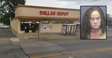 Woman tried to hit dollar store employee after shoplifting