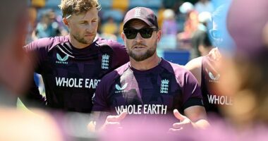 England coach Brendon McCullum maintains belief his side can get back into this Ashes series, despite staring down the barrel of another defeat Down Under