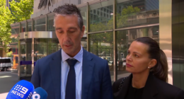 'Our goal is to clear his name': AFL great breaks down in tears after son's rape conviction