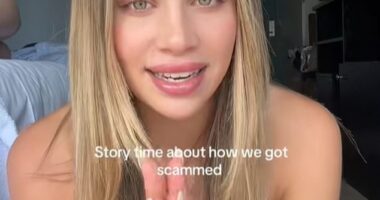 New Zealand woman Georgia Pemberton and her nine friends were left stranded on the Gold Coast after they were scammed out of $10,0000 for a holiday rental that did not exist