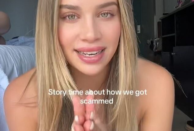 New Zealand woman Georgia Pemberton and her nine friends were left stranded on the Gold Coast after they were scammed out of $10,0000 for a holiday rental that did not exist