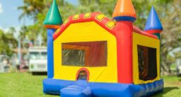 4 children hurt after bouncy house gets swept up by gust of wind