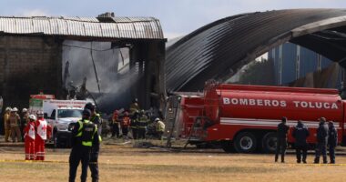 7 dead after small plane crashes near Toluca International Airport while attempting emergency landing