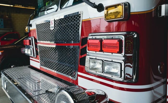 A business jet crashed while landing at an airport in North Carolina, erupting in a large fire