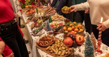 A dessert with 1,300 calories and other holiday foods loaded with fat... experts reveal the simple swaps to make them healthier