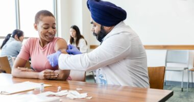 All those eligible for free NHS flu jab as H3N2 cases surge