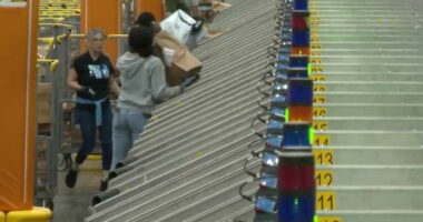 Amazon in Orlando expects almost double the packages for Cyber Monday