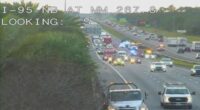 Ambulance headed to crash on I-95 in Volusia struck from behind; 3 injured