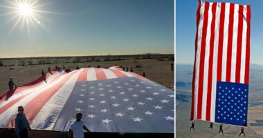 American skydivers reclaim world record from Libya with massive flag jump on Pearl Harbor Day