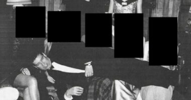 Andrew Mountbatten-Windsor seen lying across women in Epstein files