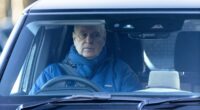 Andrew drives out of Royal Lodge after being barred from Sandringham