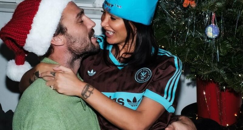 Andy Carroll shares Christmas snaps with Lou Teasdale