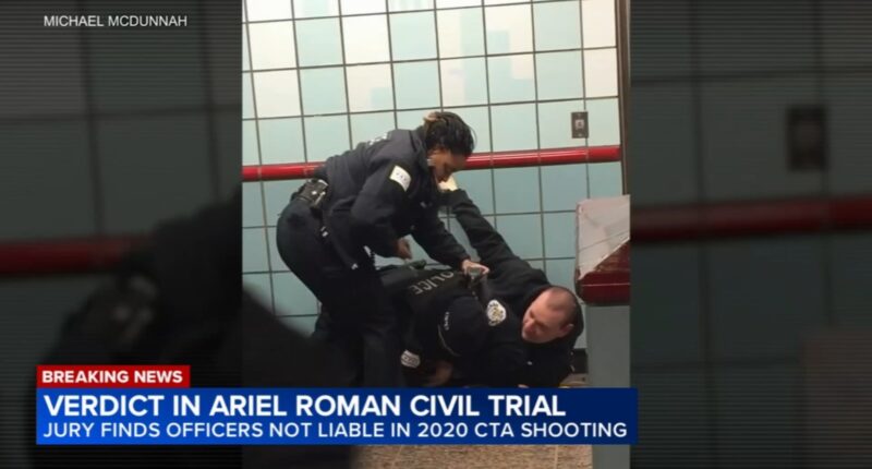 Ariel Roman, Chicago news: Jury finds police officers involved in River North shooting at Grand CTA Red Line station not liable