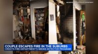 Arlington Heights couple says free smoke detector installed by fire department helped save their lives during kitchen blaze