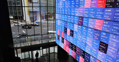 Asia markets mostly climb after AI trade lifts Wall Street overnight