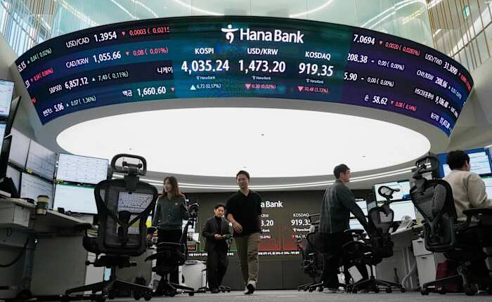 Asian shares, US futures sink ahead of US jobs report