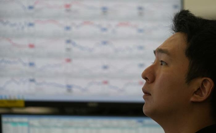 Asian shares follow Wall Street lower as AI worries drag tech stocks lower