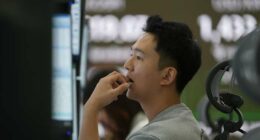 Asian shares follow Wall Street lower in final stretch of 2025