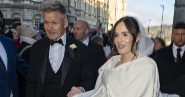 Beckhams arrives to Adam Peaty wedding to Holly Ramsay