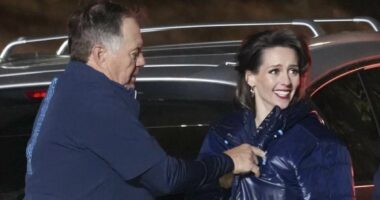 Bill Belichick's paternal act to young girlfriend Jordon Hudson after her skimpy outfit choice at final UNC game