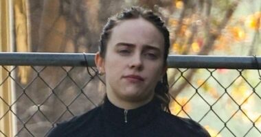 Billie Eilish looks unrecognizable as she ditches signature baggy look for skintight equestrian gear