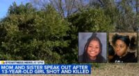 'Blood all on my hands': Teen cradles dying 13-year-old sister 'in her last moments' after boys jumped out of bushes and shot her as they were walking home, cops say