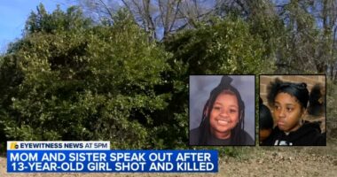 'Blood all on my hands': Teen cradles dying 13-year-old sister 'in her last moments' after boys jumped out of bushes and shot her as they were walking home, cops say