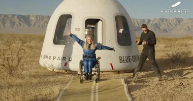 Blue Origin safely launches wheelchair user to space and back