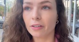 Former NRL sideline reporter Tiffany Salmond is pictured while she was caught up in the mass shooting at Bondi