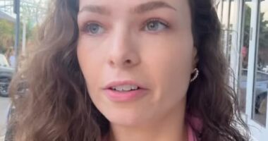 Former NRL sideline reporter Tiffany Salmond is pictured while she was caught up in the mass shooting at Bondi