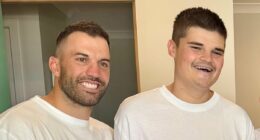 Brave Bondi Beach cop is pictured after leaving hospital