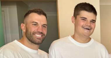 Brave Bondi Beach cop is pictured after leaving hospital