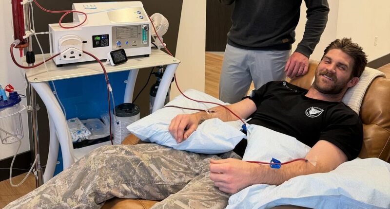 Bryce Harper had a THIRD of his blood removed. His doctor reveals why