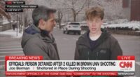 CNN anchor's son recounts terror of Brown University campus shooting