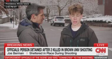 CNN anchor's son recounts terror of Brown University campus shooting