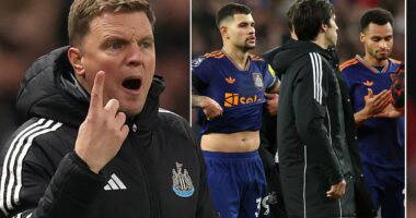 CRAIG HOPE: I've rarely seen Eddie Howe like this as he came out fighting to answer derby criticism, including some from his own dressing room - this is what it revealed about how the Newcastle boss will dig them out of their hole