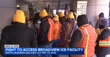 Catholic faith leaders demand access to Broadview Immigration and Customs Enforcement facility for Christmas 2025