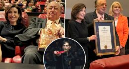 Catsimatidis, Hochul catch up during 'Marty Supreme'