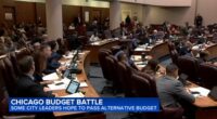 Chicago City Council meets Monday as budget deadline looms; Mayor Brandon Johnson says he will veto plans with increased fees