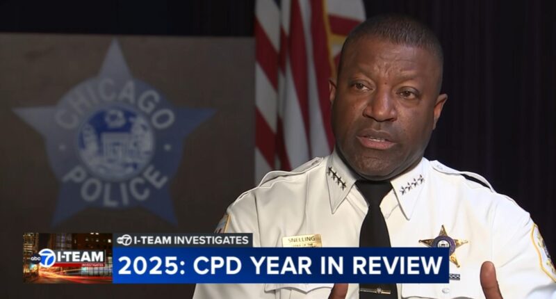 Chicago Police Superintendent Larry Snelling talks CTA crime, Officer Krystal Rivera death, 'Midway Blitz' in year in review