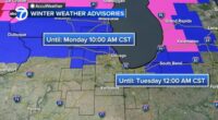 Chicago weather forecast: Strong winds, light snow expected in area Monday