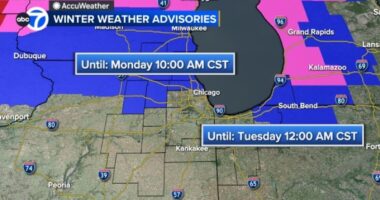 Chicago weather forecast: Strong winds, light snow expected in area Monday