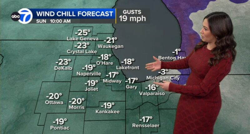 Chicago weather, wind chill today: Cold Weather Advisory issued amid dangerous Chicago wind chill temps for Bears game Sunday
