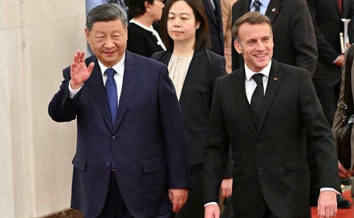 China's Xi and France's Macron pledge cooperation on global crises and trade