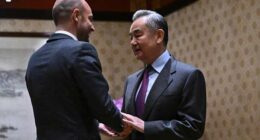 China's top diplomat blasts US arms sale to Taiwan as military drills around the island unfold