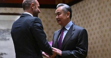 China's top diplomat blasts US arms sale to Taiwan as military drills around the island unfold