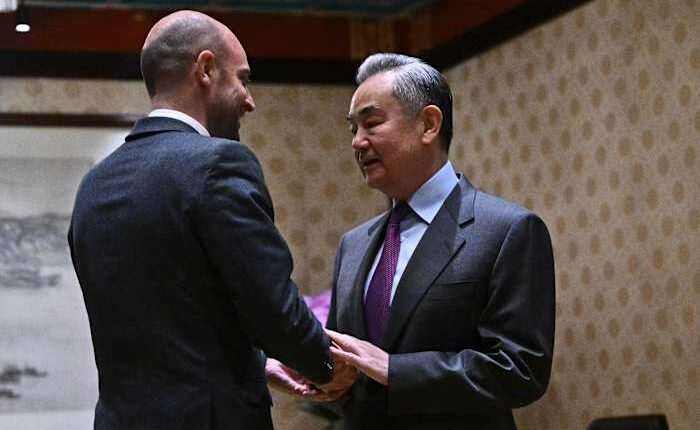 China's top diplomat blasts US arms sale to Taiwan as military drills around the island unfold