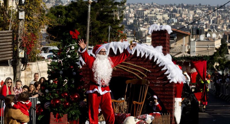Christmas returns to Holy Land cities as Bethlehem’s Christian population dwindles, Nazareth remains strong