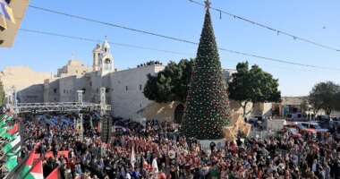 Christmas spirit returns to Jesus' birthplace after more than two years of war
